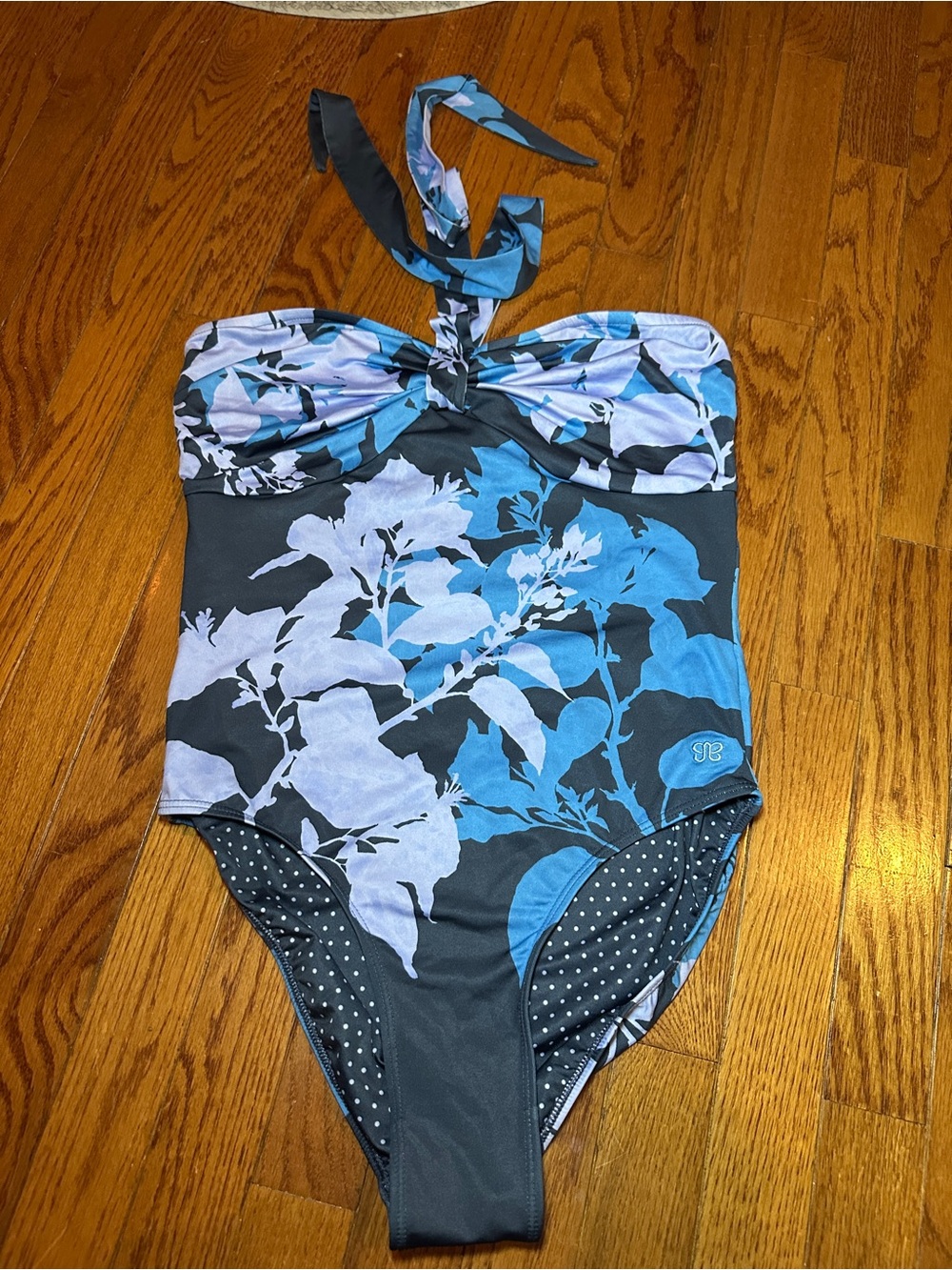 Like New Albion ESCAPE HALTER ONE-PIECE, HIBISCUS Swimsuit - M - Picture 3 of 6